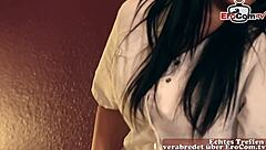 Horny german teen secretary seduces man in sex dreams!