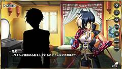 Detailed hentai scene featuring wei yan in erotic encounter from makoi kishi musou tenka touitsu den