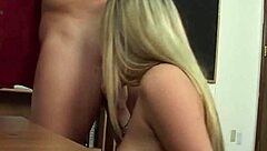 They Meet Him at the Office and Start Blowing His Dick in Threesome