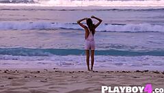 Vanessa angel has a special gift after striptease