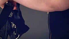 Beautiful BBW Estella Bathory gets a lingerie surprise and a white dick in her pussy