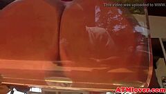 Gaping Babe Shakes Huge Booty After Anal Play