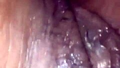 Sexy Ebony Squirts Hard From Pussy!