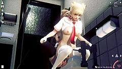 I Dive into This Hentai Anime Sex in 4D