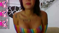 ts angelique monroe in her first webcam show 2024