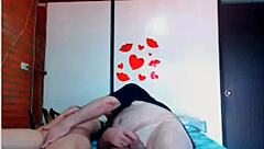 girls chatting while sucking small dicks in a threesome