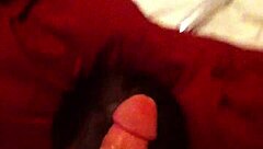 skinny brunette girlfriend performs deepthroat blowjob on cock in pov homemade video