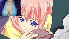 his wife leaves and he fucks his stepdaughters in hentai papa love ep 1