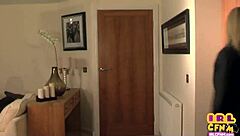 brunette babes in femdom group jerk lucky dude to cumshot