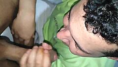 Intriguing gay encounter with the delicious brother-in-law sucking