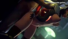 Big dick sissies explore their monster cocks in various scenarios