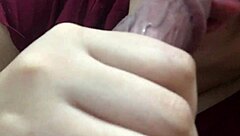 Horny Asian couple engages in sloppy foreplay teasing