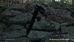 Remarkable Floozy Rubs Her Snatch Outdoors