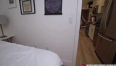 Blindfolded teen 18+ Alex Coal gets pussy wrecked by horny stepbro