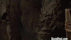 Curvy Big Tits Lesbian Slave Uses Strapon To Pleasure Madame