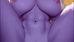 Furry anime babe enjoys a huge penis and receives an internal ejaculation in a continuous loop