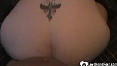 Amateur couple's POV video of intense anal sex with a horny friend