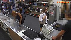 big ass lady caught on hidden cam with pawn keeper