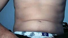 Teen gives handjob with vibrating toy on pussy