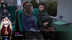 esra explores istanbul in a rough outdoor adventure with see-through stockings