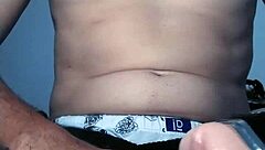 Teen gives handjob with vibrating toy on pussy