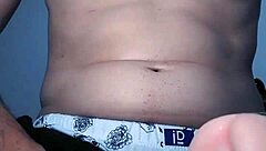 Teen gives handjob with vibrating toy on pussy