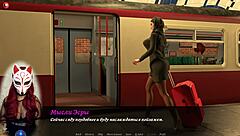 esra explores istanbul in a rough outdoor adventure with see-through stockings