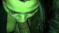 Wow, Latina Mature Takes Interracial Blowjob and Cumshot!