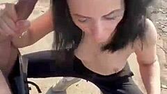 Latina Slave Takes Big Cock Cum in Mouth