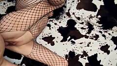 Sexwife Rides Fans In Stockings.