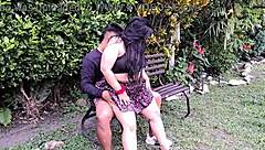 this sexy mature gives me delicious blowjob as relatives arrive