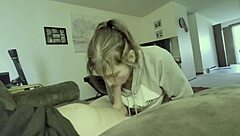 She SUCKS My COCK As I CUM In Her Mouth