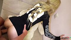 he bent her over for intense doggystyle and blowjob action