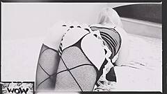 young wet girl prepares for porn casting interview