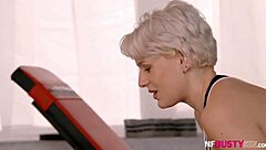 Big-titted babes Josephine and Angel Wicky explore their lesbian desires