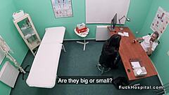 I banged a petite patient in the fake hospital