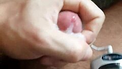 E Stim Cumshot After Intense Session