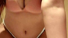 i'm a petite girl with big tits, masturbating alone in the shower, it's so horny