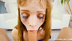 rough deepthroat on black teen in lingerie