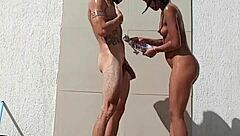 a gostosa called me for a bath, i fucked her pussy and throat, made her squirt and cum hard