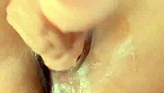 Excited little pervert watches voyeur scene with big cock