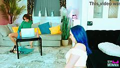 sexy momma's step daughter blue catches pussykat in 69 online