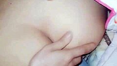 Voyeuristic camgirl's amateur creampie video