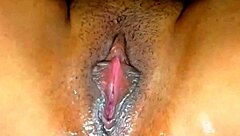 The stepmother's pussy got wet from big cock play.