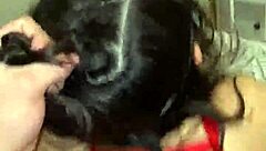 Latina Teen 18+ Bent Over In Doggy Style With Stockings And Lingerie