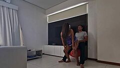 Hired Latina Milf to Dance on Dick or Suck It?
