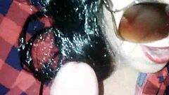 Fat BBW Aunt Gives Intriguing Handjob And Blowjob To Amateur