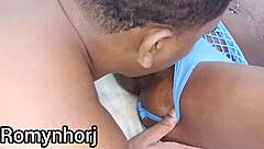 Iza Black's First Porn Handjob