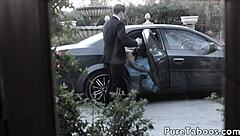 Smalltits Teen 18+ Gets Facialized Hard on Prom Night