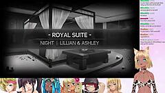 lewd vtuber plays double date.